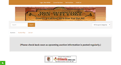 Desktop Screenshot of jonwitvoetauctioneer.com